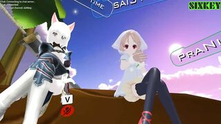 【SIXKEY】VRChat 藍髮紅衣 #26【日本語】青の髪 赤いの服