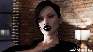 Beautiful Vamp Girl's First Time Monster Cock Experience - part 01