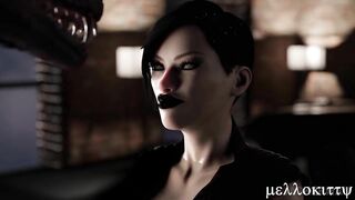 Beautiful Vamp Girl's First Time Monster Cock Experience - part 01