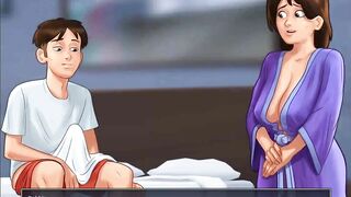 Summertime Saga: StepMom Caught Her StepSon Masturbating On Her Underwear-Ep38