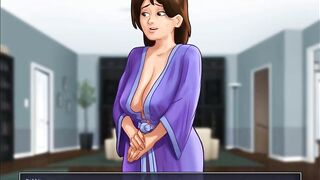 Summertime Saga: StepMom Caught Her StepSon Masturbating On Her Underwear-Ep38