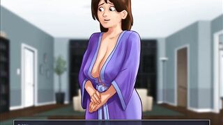 Summertime Saga: StepMom Caught Her StepSon Masturbating On Her Underwear-Ep38