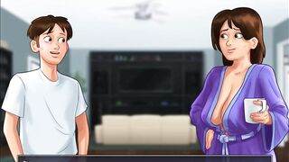 Summertime Saga: StepMom Caught Her StepSon Masturbating On Her Underwear-Ep38