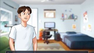Summertime Saga: StepMom Caught Her StepSon Masturbating On Her Underwear-Ep38