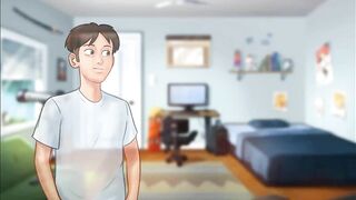 Summertime Saga: StepMom Caught Her StepSon Masturbating On Her Underwear-Ep38