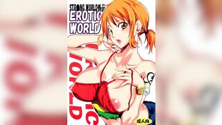 ONE PIECE - BOTH HOLES FILLED IN THREESOME WITH HORNY NAMI