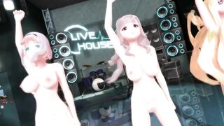 【MMD】ABKH Big Breasts Squadron Piranger【1080p 60fps】【R-18】