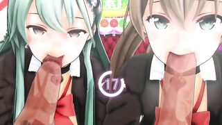 Suzuya and Kumano's Dirty Little Festival - Kancolle - MMD