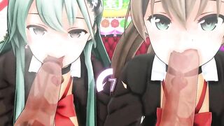 Suzuya and Kumano's Dirty Little Festival - Kancolle - MMD