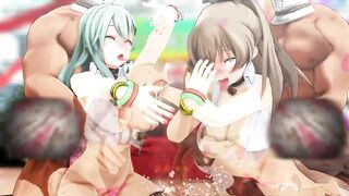 Suzuya and Kumano's Dirty Little Festival - Kancolle - MMD