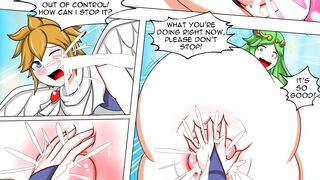 Palutena Milky Boobs Growth