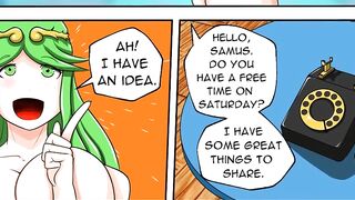 Palutena Milky Boobs Growth