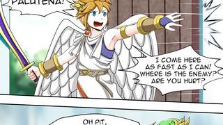 Palutena Milky Boobs Growth