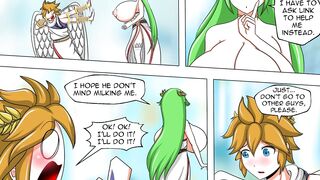 Palutena Milky Boobs Growth
