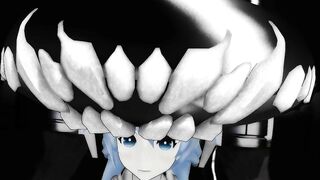 【MMD】(Gigantic breasts) Wo-class - Lamb【R-18】