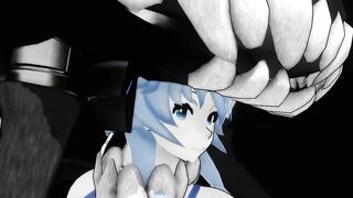 【MMD】(Gigantic breasts) Wo-class - Lamb【R-18】