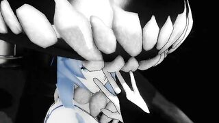 【MMD】(Gigantic breasts) Wo-class - Lamb【R-18】