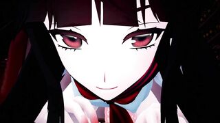 Yandere black-haired beauti Creampie - MMD ASMR