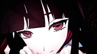 Yandere black-haired beauti Creampie - MMD ASMR