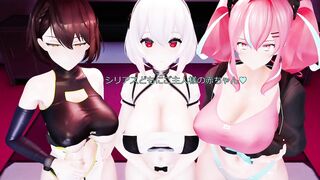 Commander Semen Milking Fleet - Ear/Face Licking / Kissing - MMD ASMR