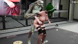 3D Hentai Girl Gets Anal Creampie