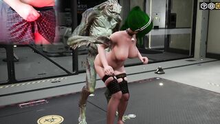 3D Hentai Girl Gets Anal Creampie