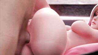 DELICIOUS WHITE BUTTOCKS TASTY HOT ASS SWEET INTENSE PLEASURE【BY】AlmondSFM