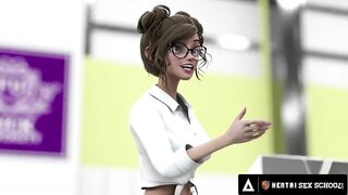 Dreamy Hentai Babes See Who Can Last The Longest