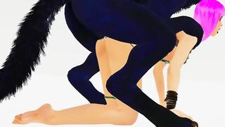 Curvy Bitch breeds with Furry Werewolf | Big Cock Monster | 3D Porn Wild Life