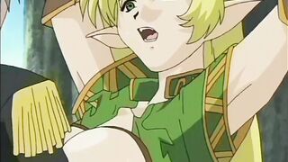 ElfA rubia=Sexo duro en el bosque