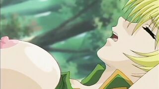 ElfA rubia=Sexo duro en el bosque
