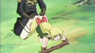 ElfA rubia=Sexo duro en el bosque