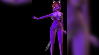 【MMD】Shippos Dance feat Nami (Kemo Ear + Tail)【R-18】