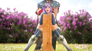 Nature girl gets pussy fuck in public - [ WOPA ] 3D HD