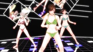 【MMD】WAVE AB-4 & Kanon & Alice (+Facial expression Kasuko)【R-18】