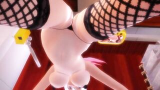 【MMD】Waist swing dance [(Flame road) Ver] Solo【R-18】