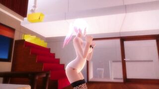 【MMD】Waist swing dance [(Flame road) Ver] Solo【R-18】