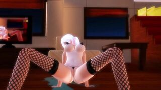 【MMD】Waist swing dance [(Flame road) Ver] Solo【R-18】