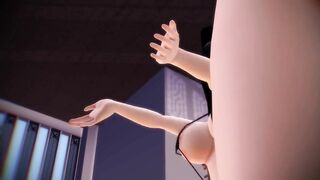 【MMD】Waist pretend dance!【R-18】