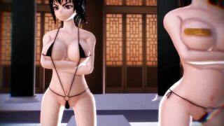 【MMD】Waist pretend dance!【R-18】
