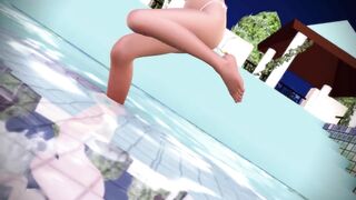【MMD】Pink Cat feat AB 5【R-18】