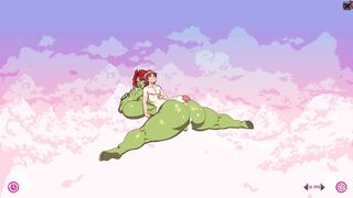 Furry game Cloud Meadow Ogre girl with huge boobs