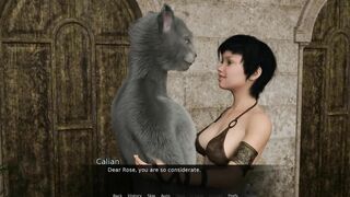 The Keymaster Furry lifted the girl and fucked