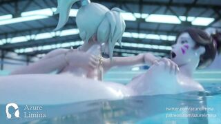 Futa Dva x Mercy Pool Scene