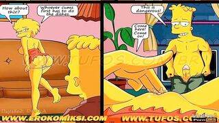 The Simpsons  - The Checkers Game - Adult Bert Anal Fuck Lisa - Stepsister Stepbrother parody