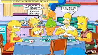 The Simpsons  - The Checkers Game - Adult Bert Anal Fuck Lisa - Stepsister Stepbrother parody