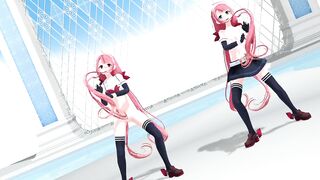 【MMD】PiNK CAT [Kawakaze cilky edit model]【R-18】