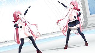 【MMD】PiNK CAT [Kawakaze cilky edit model]【R-18】