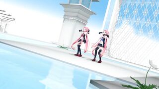 【MMD】PiNK CAT [Kawakaze cilky edit model]【R-18】