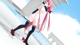 【MMD】PiNK CAT [Kawakaze cilky edit model]【R-18】